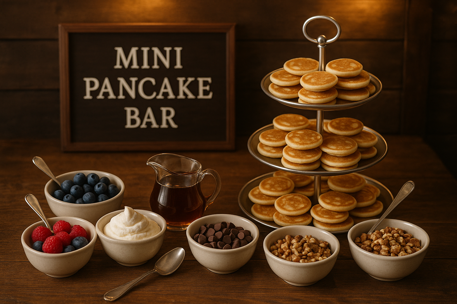 mini pancake bar